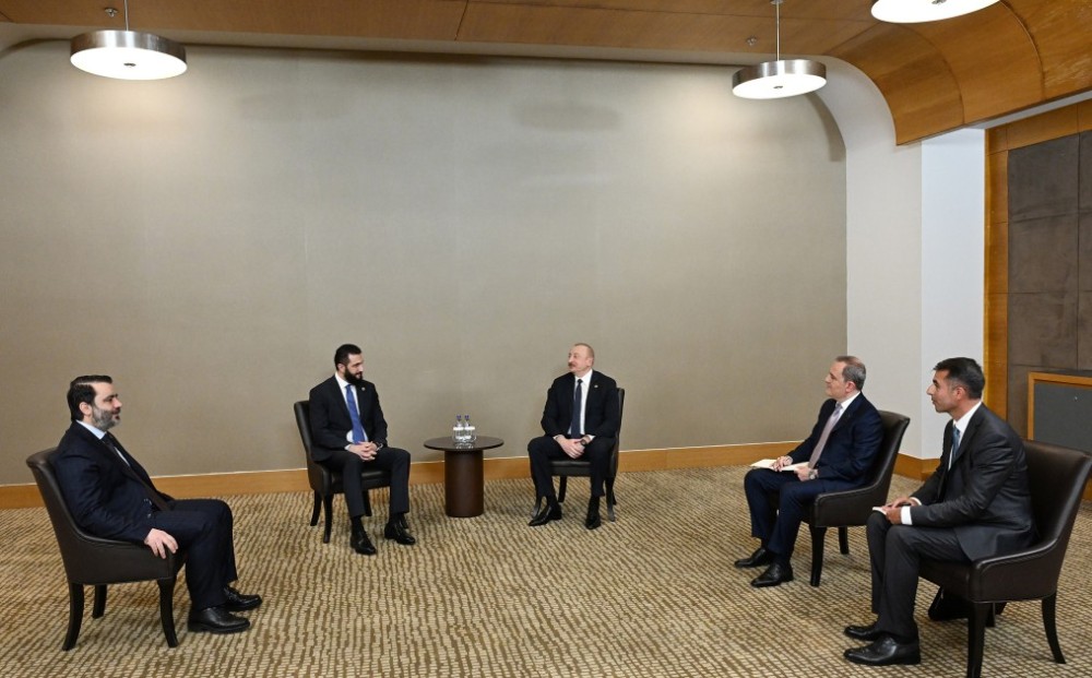 İlham Əliyev Suriya prezidenti ilə görüşdü - FOTOLAR